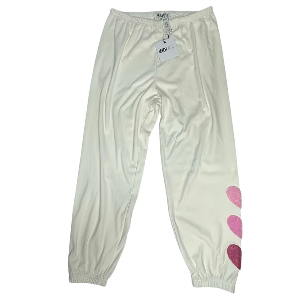 NWT Beach Riot Georgie Joggers on XOXO Cream L